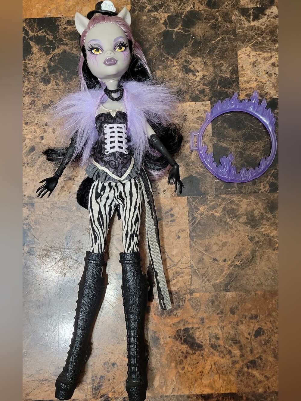 G1 Monster High Rare Clawdeen Wolf Freak Du Chic